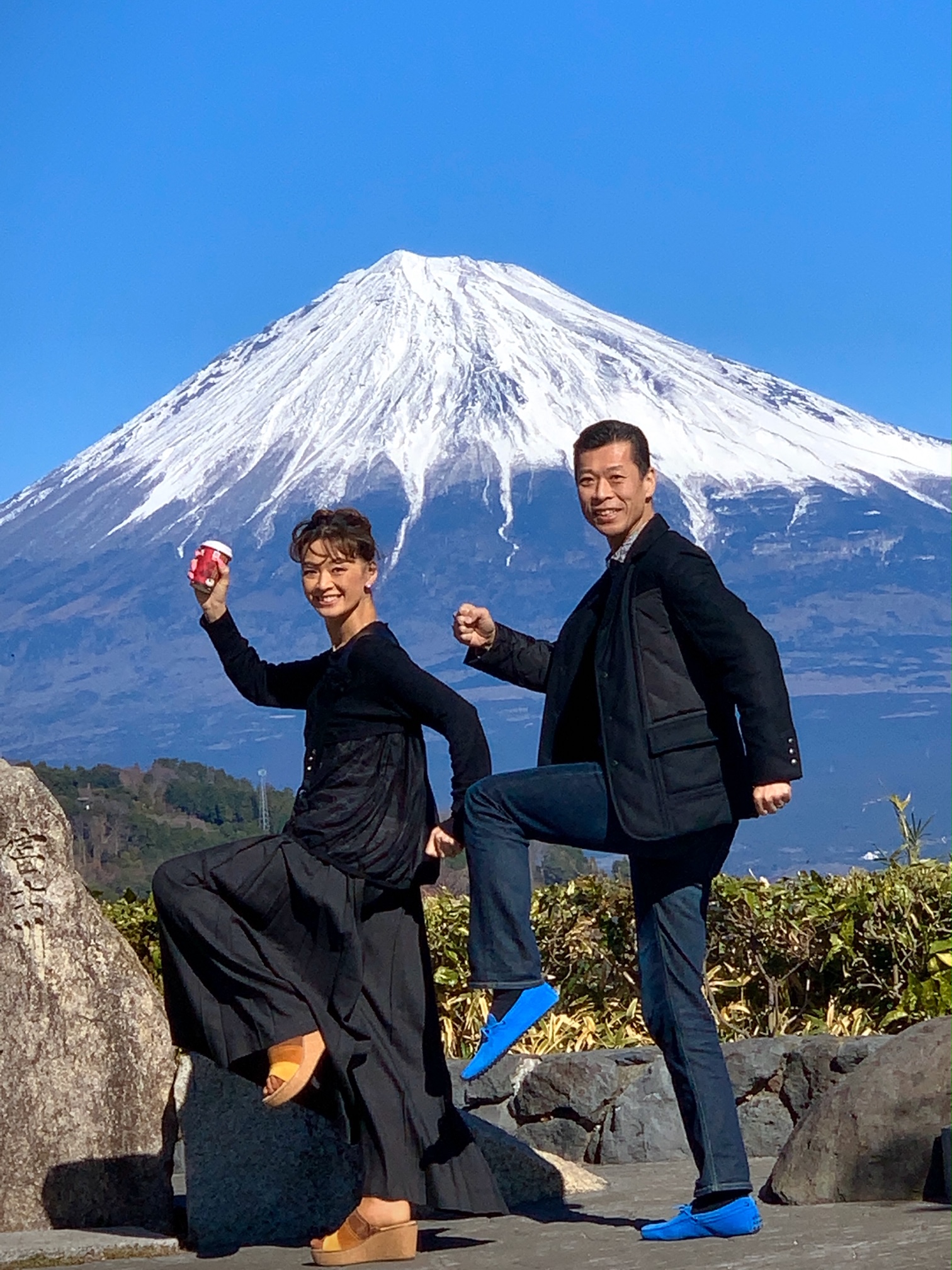 富士に登る